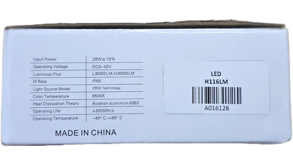 Bombilla LED STARK / H11 / 9,6-55 V / 6,000LM / BOSCH-