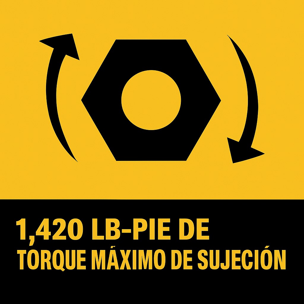 Pistola de Impacto 3/4" DCF964GH1 / 1- BATERIA  5 Ah / 1,420 ft/lbs ( 1,925 nm )  / DEWALT-
