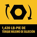 Pistola de Impacto 3/4" DCF964GH1 / 1- BATERIA  5 Ah / 1,420 ft/lbs ( 1,925 nm )  / DEWALT-