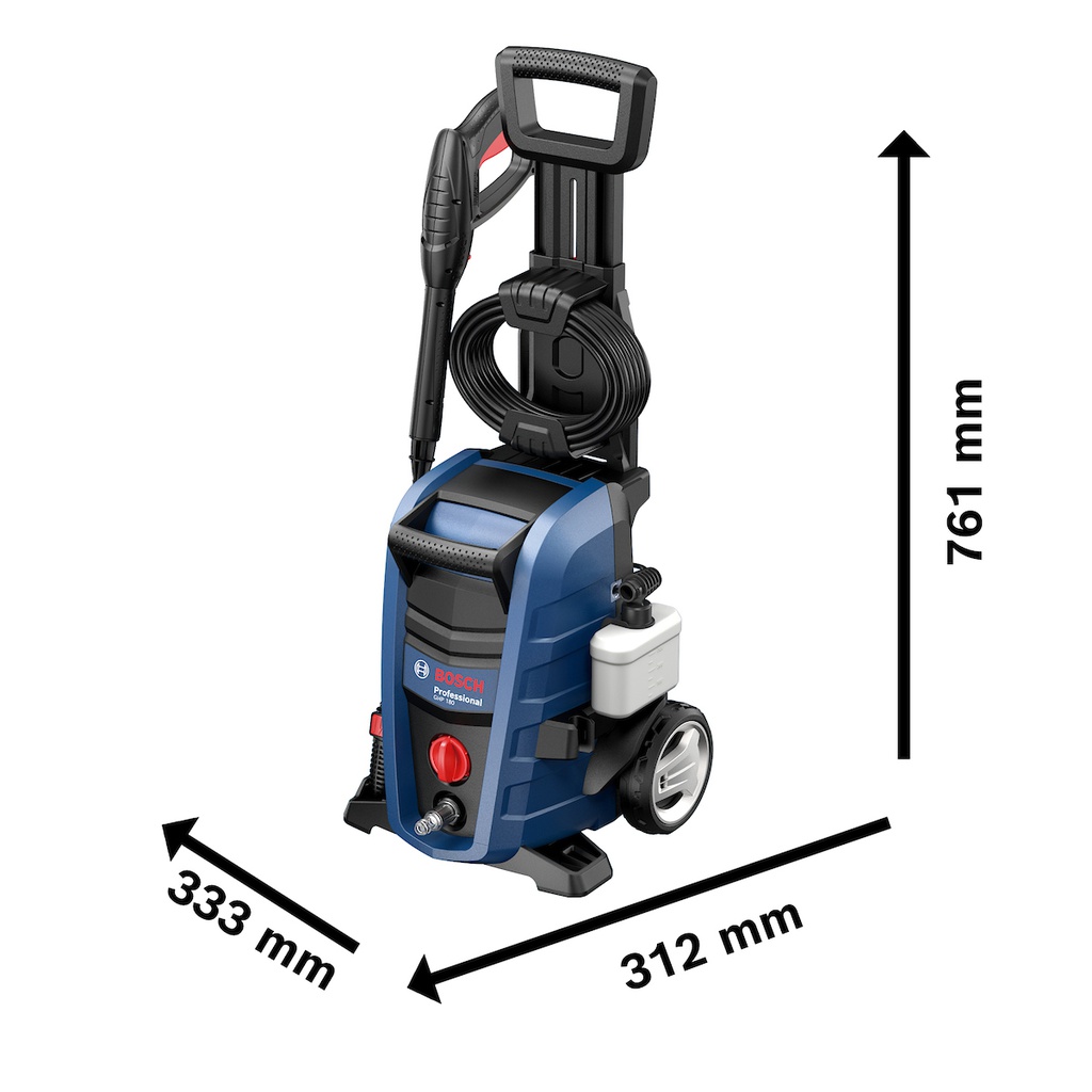 Hidrolavadora BOSCH GHP 180 / 1,800 PSI / 1600 W / 6.3Lt /Min / DEWALT-