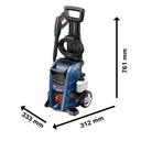 Hidrolavadora BOSCH GHP 180 / 1,800 PSI / 1600 W / 6.3Lt /Min / DEWALT-