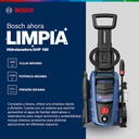 Hidrolavadora BOSCH GHP 180 / 1,800 PSI / 1600 W / 6.3Lt /Min / DEWALT-