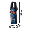 Amperímetro GMC 600-15 Professional / BOSCH-