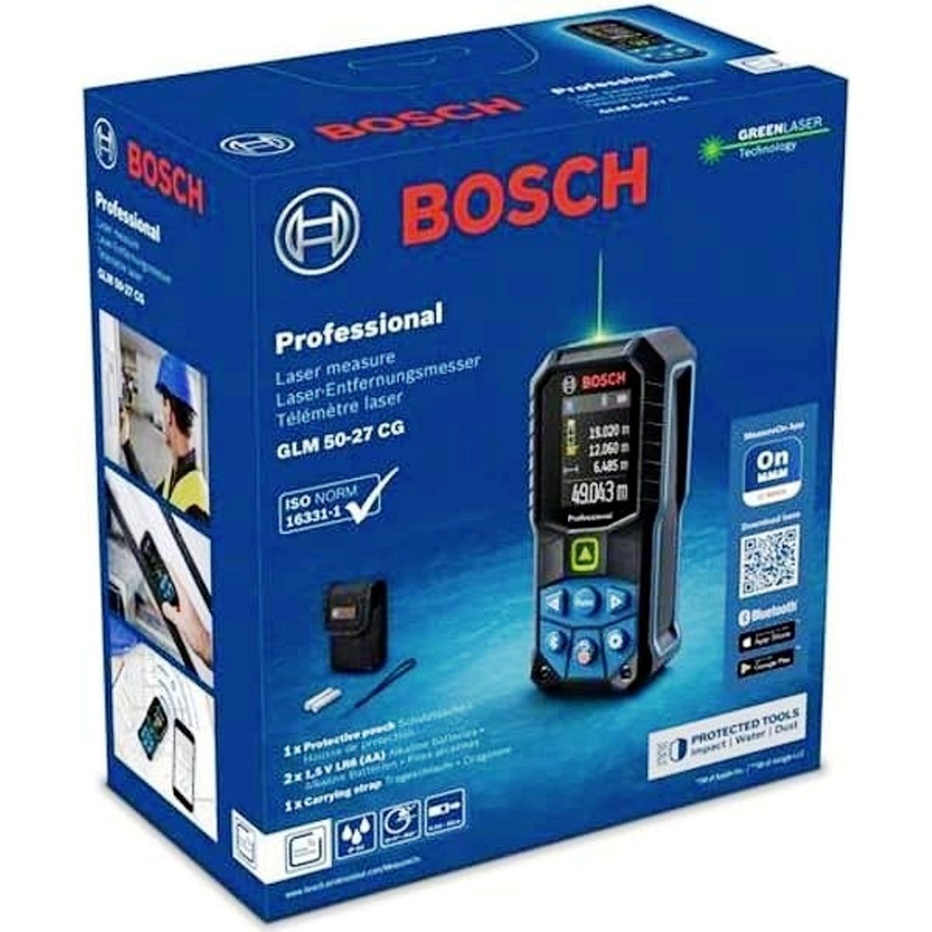 Medidor Laser GLM 50-27 CG / LASER VERDE / BOSCH-7-A-4-B-1