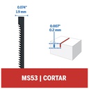 Sierra para Metal Moto Saw MS53 / CORTE METAL 5 PZAS / BOSCH-