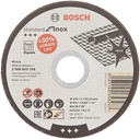 Disco abrasivo 4 1/2" X 1 mm Corte INOXIDABLE / STANDARD / 4 1/2" X 3/64" X 7/8" (115 X 1 X 22.23MM) / BOSCH-7-C-1