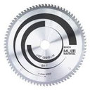 Disco Sierra Circular 9 1/4 " 80 Dientes MULTI / Aluminio BOSCH / BOSCH-TABLA-6