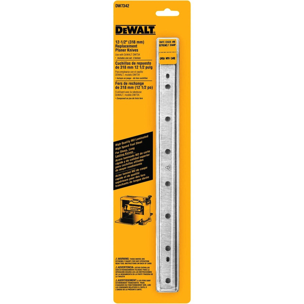 Cuchilla para Cepillo Electrico 12" 1/2 DEWALT / DEWALT-Tabla-4