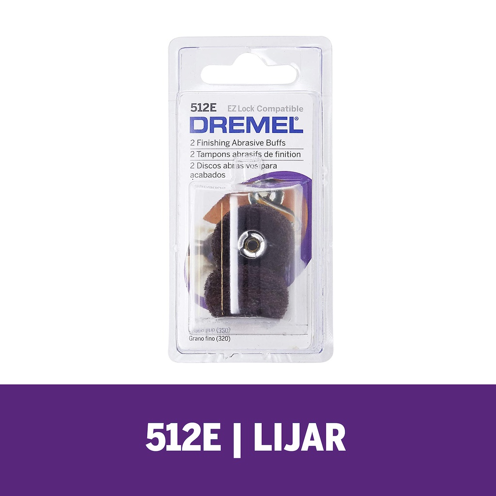 Disco abrasivo para pulir acabados DREMEL EZ512 / BOSCH-TABLA 2