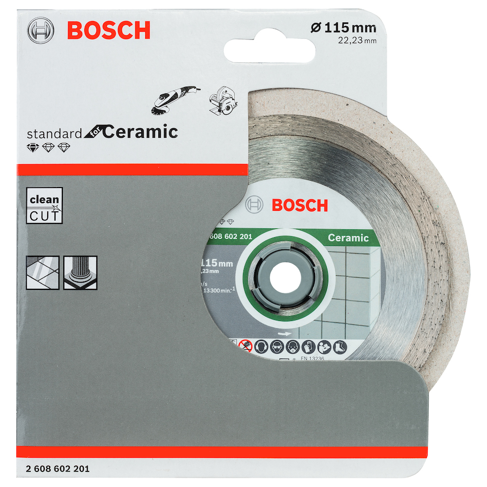 Disco de diamante 4 1/2" RIN Continuo BOSCH para Ceramica / BOSCH-TABLA-7