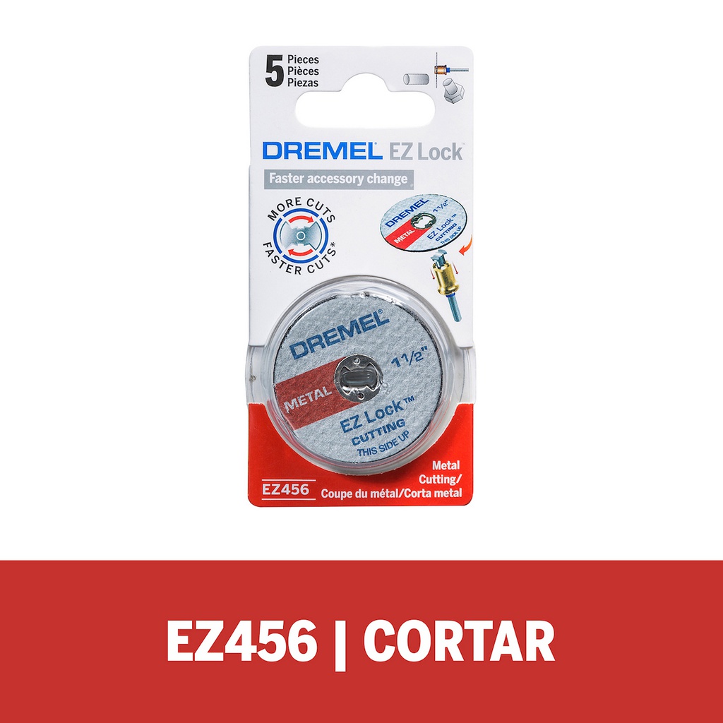 Ruedas Cortadoras EZ DREMEL / Kit 5 Unidades / EZ456 / BOSCH-