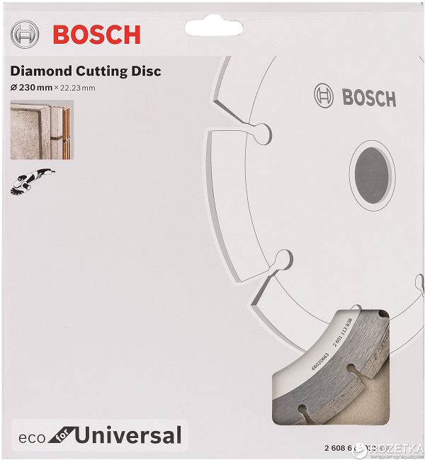 Disco de diamante 9" BOSCH ECO Universal / BOSCH-7-C-2