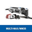 Dremel Multimax Kit MM35. DREMEL / Insercion UNIVERSAL QUICK FIT/ BOSCH-18-C-3