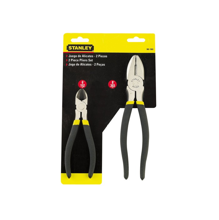Kit Alicate Electricista 8" Y Corta Alambres 6" STANLEY / DEWALT-TABLA-4