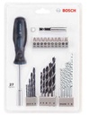 Juego de 27 Piezas Brocas y Puntas + DESTORNILLADOR / BOSCH-TABLA-5