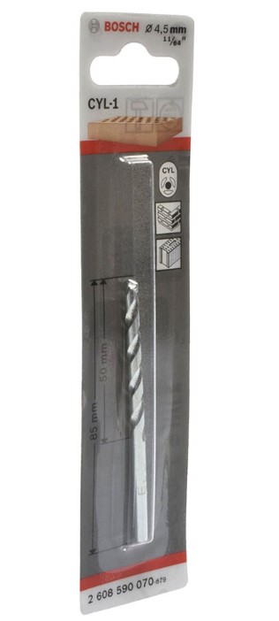 Broca Concreto BOSCH CYL- 4.5 MM - 11/64  BLISTER / BOSCH-