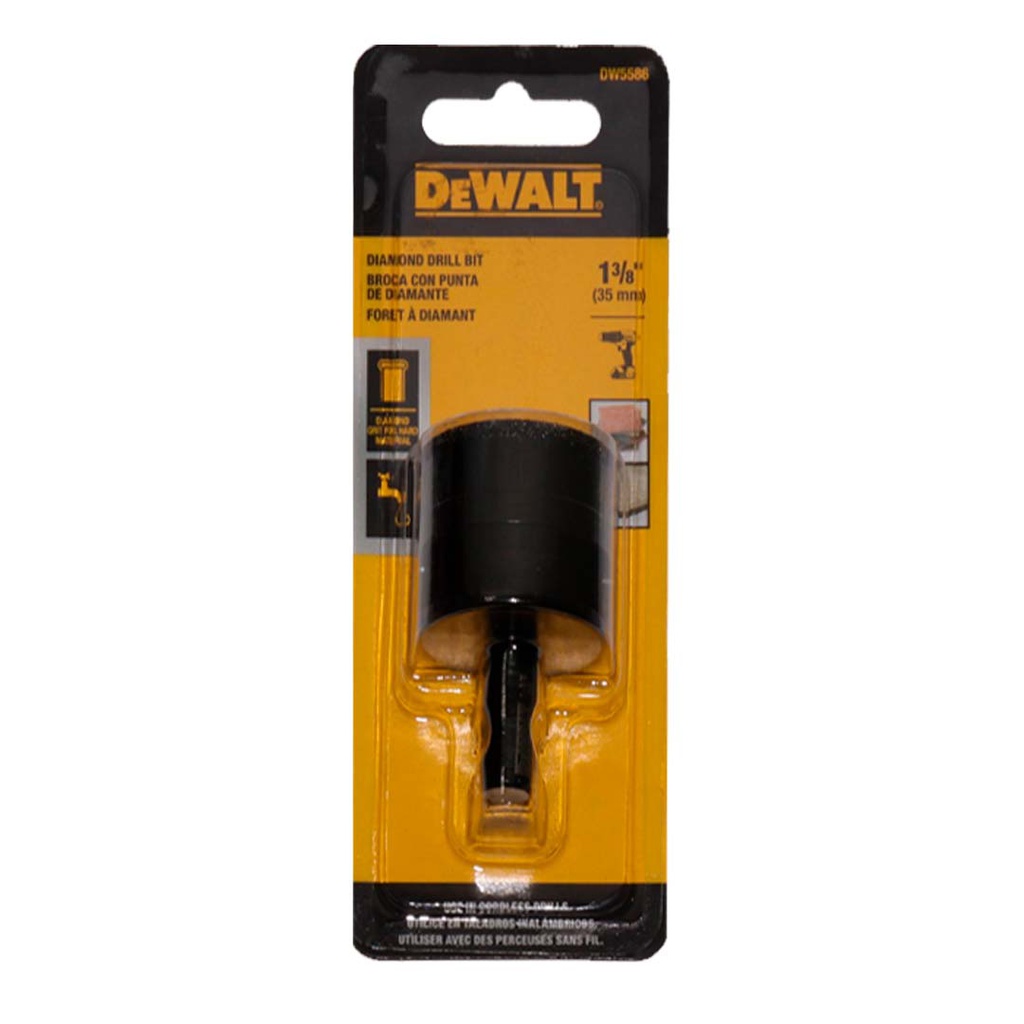 Broca Diamantada 1 3/8" / PORCELANA Y CERAMICA / DEWALT-5-D-2-E-1