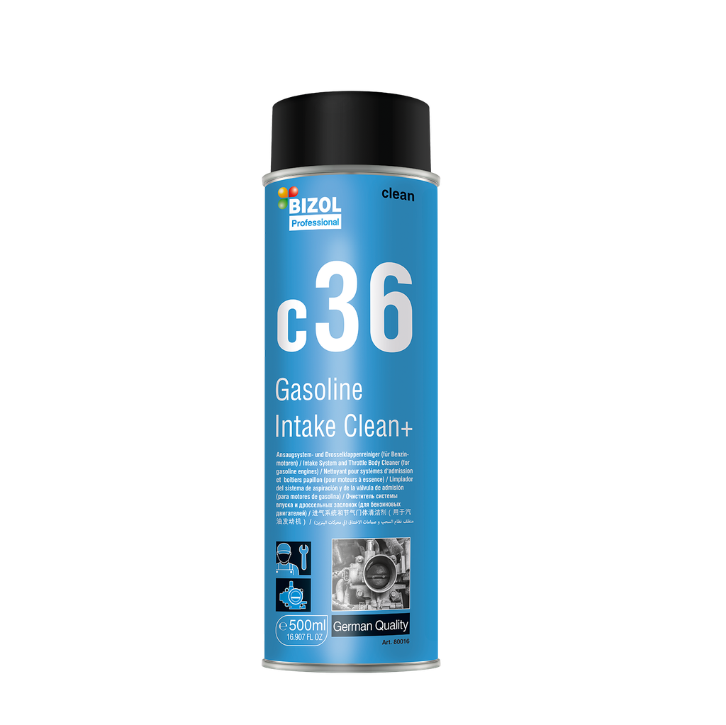 AEROSOLES TECNICOS C36 LIMPIADOR DE CUERPO DE ACELERACION Gasolina 400ML / BIZOL / BOSCH-EXHIBICIÓN