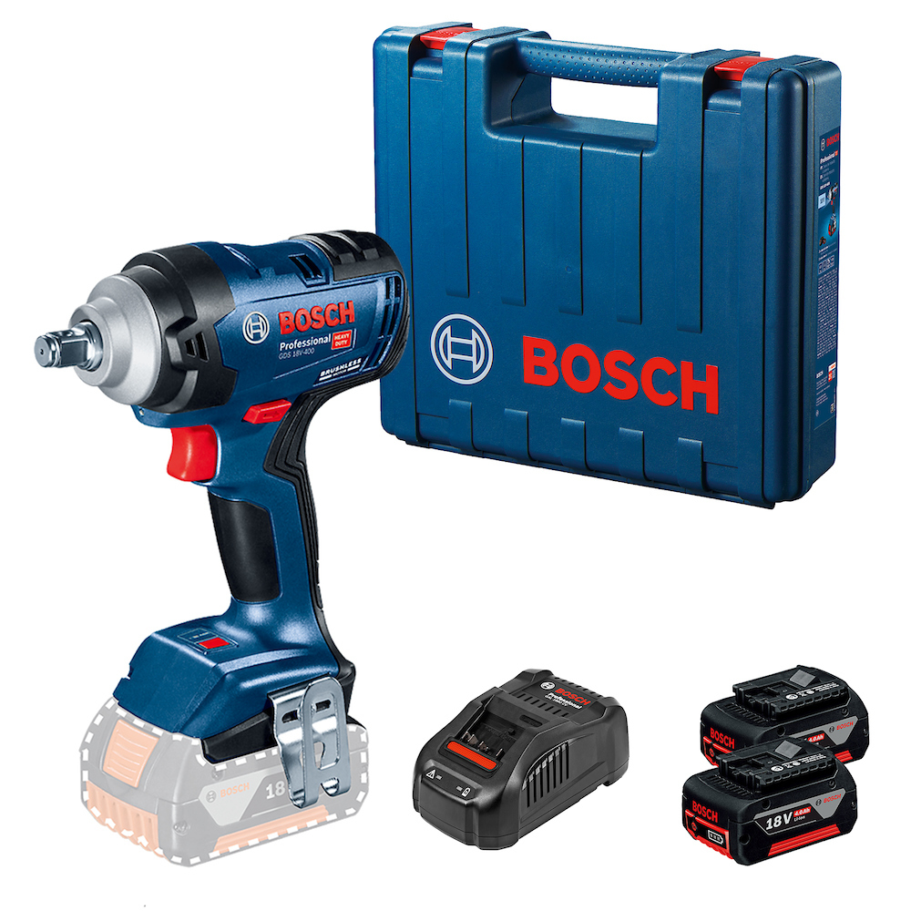 Pistola de Impacto 1/2" GDS 18V-400 18 V / 400 NM / BOSCH-8-B-1-A