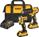Combo Taladro DCK276D2-B3 / DCD778+DCF787 / 2 Bateria 1 Cargador / 20 Volt / DEWALT-7-E-1-C/17-B-3-A