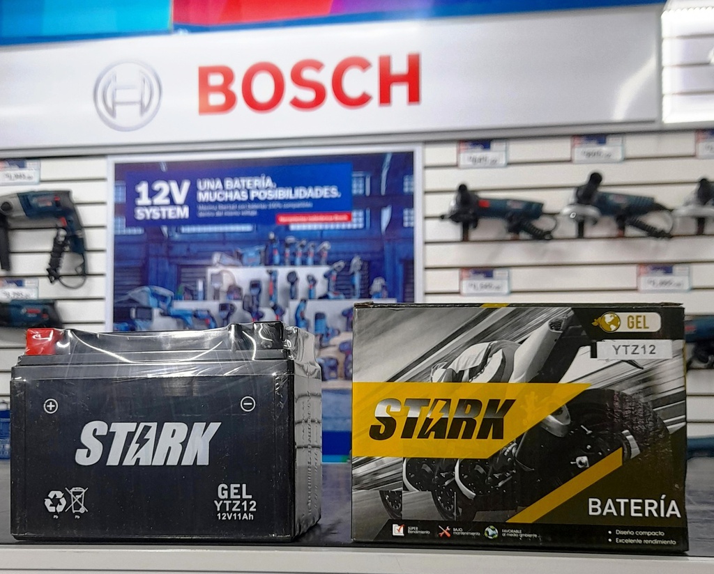 Bateria Moto YTZ12 STARK GEL / 11 Ah / BOSCH-******