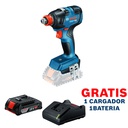Atornillador de Impacto 18V BOSCH GDX 18V-200 / BARETOOL / GRATIS 1-BATERIA + 1-CARGADOR / BOSCH-7-E-4-B
