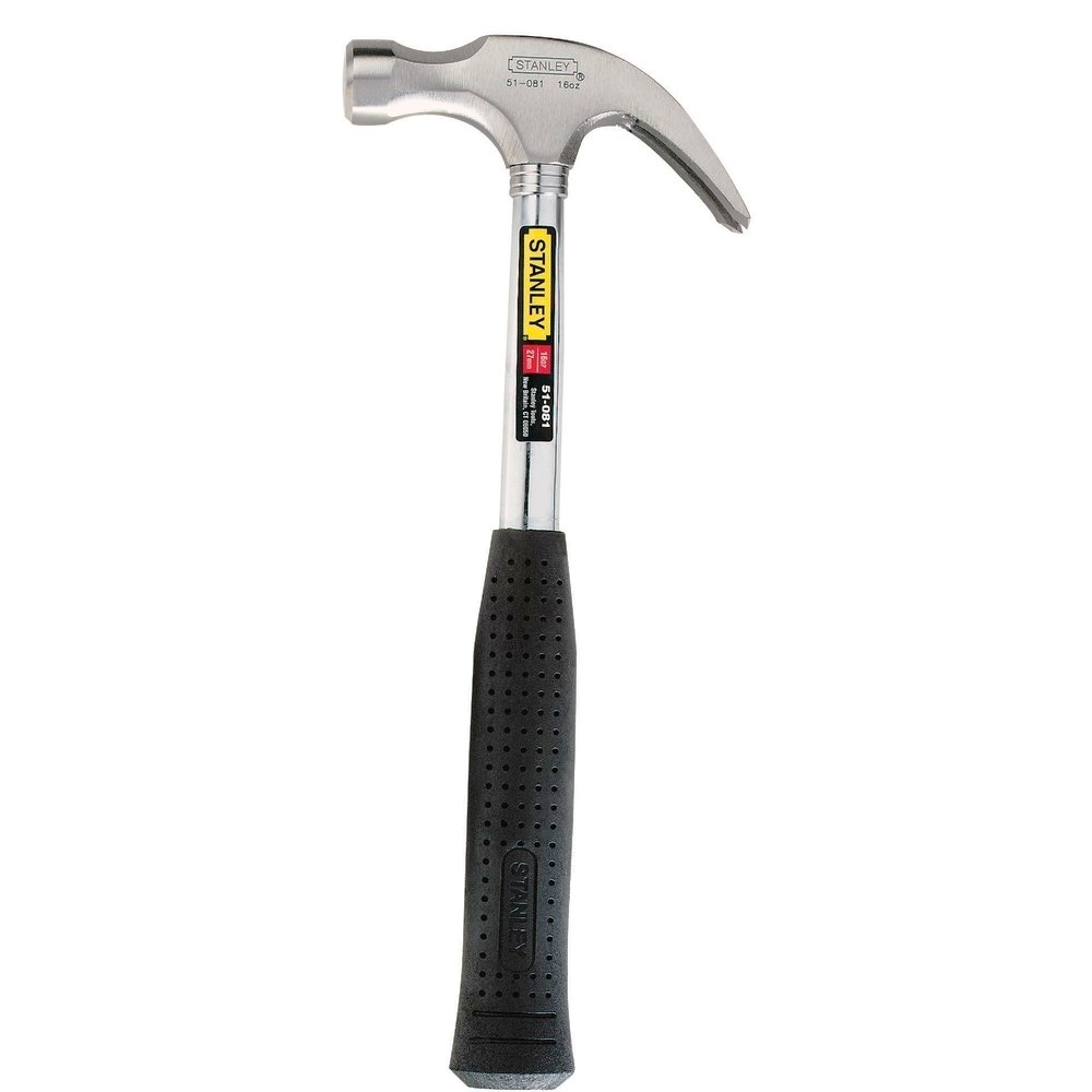 Martillo de Uña Curva 16 OZ ( 1 lb ) / ACERO /  Stanley / DEWALT-2-A-3-C-1