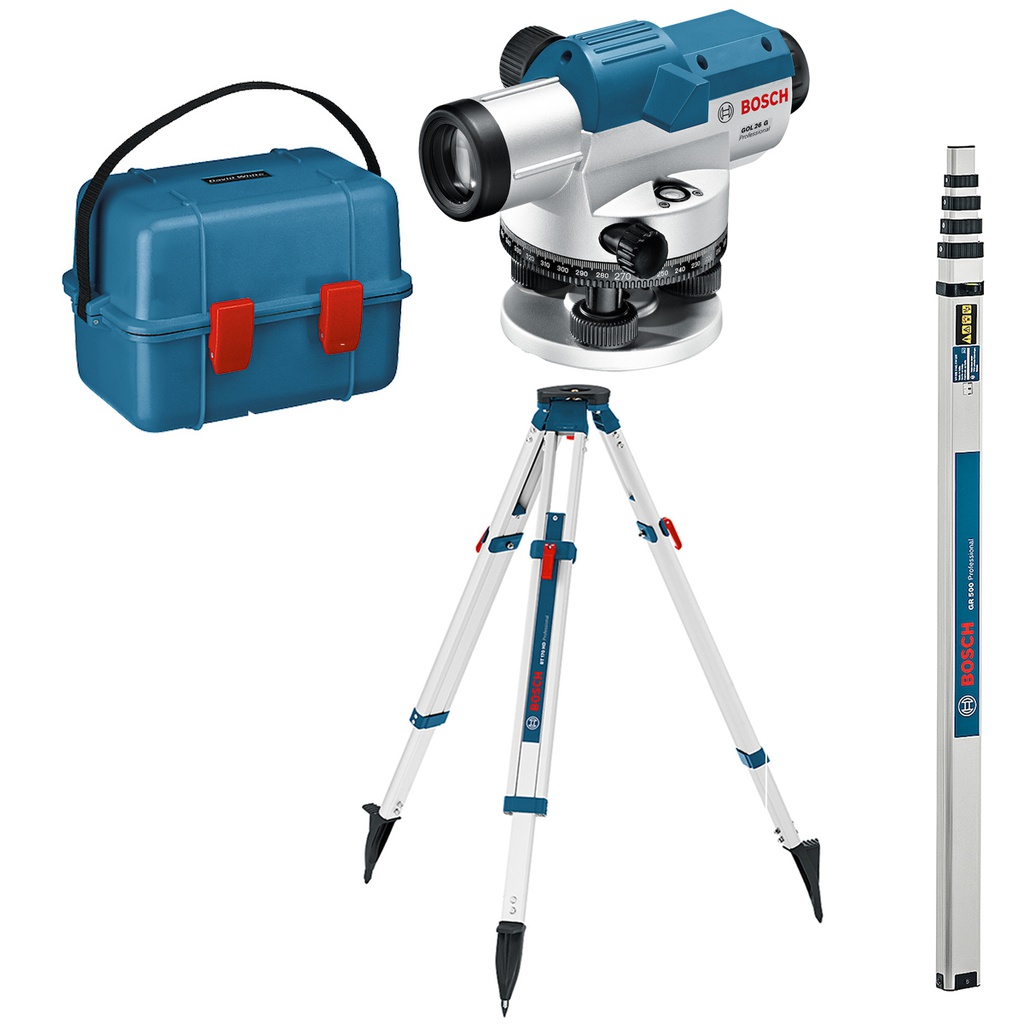 Nivel Optico con Tripode GOL 26 D / TRIPODE + REGLA / BOSCH-18-B-1
