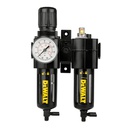Compresor ACCE. Trampa de Agua / Purificador / Lubricador / Regulador / 3/8" ( 5 - 225 PSI ) / 5 Micras / DEWALT-1-E-3-C-3