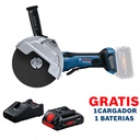 Amoladora 7" GWS 18V-180 PC / BITURBO / BARETOOL / GRATIS 1-BATERIA + 1-CARGADOR / BOSCH-14-B-2-C