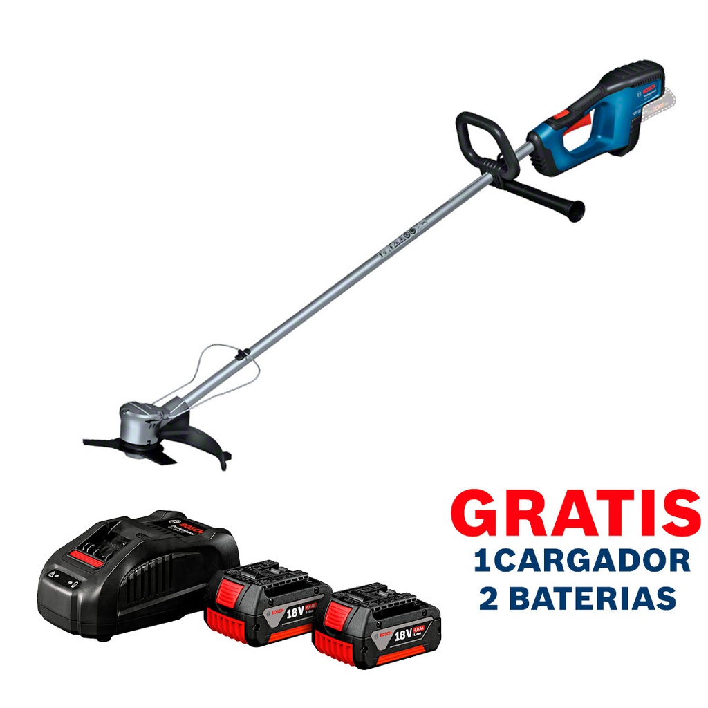 Chapeadora / Desmalezadora GFR 18V-23 / BARETOOL / GRATIS 2-BATERIA + 1-CARGADOR  / BOSCH-7-A