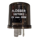 Impulsor Intermitente (FLASHER) 12V / 3 Terminales MAX 300W FLOSSER  / BOSCH-