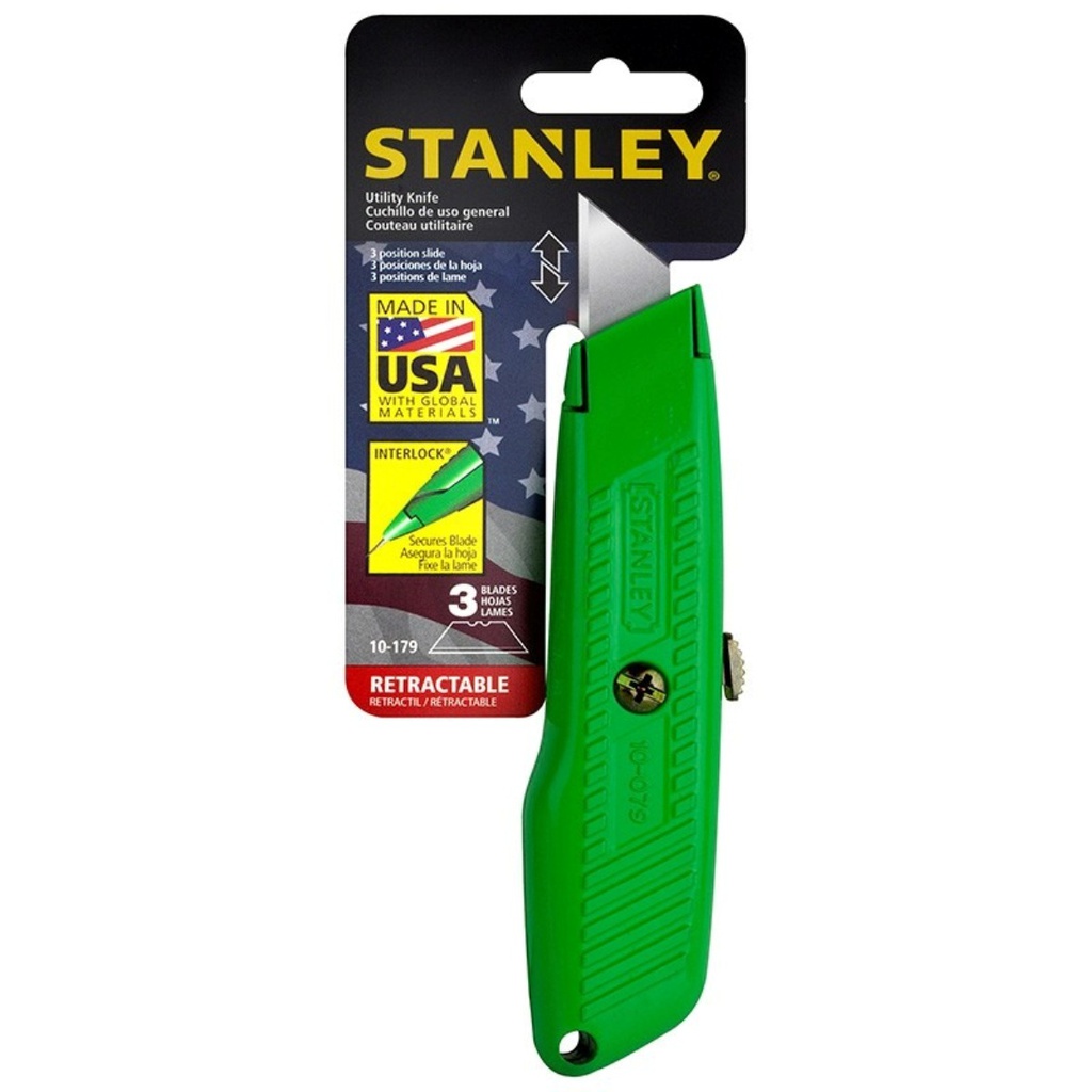 Cuchilla Retractil de 62 mm / STANLEY / DEWALT-TABLA 2/16-C-2-B-2