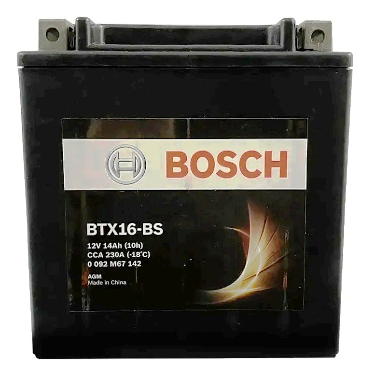 Bateria Moto BTX16-BS / BOSCH / 14 Ah / BOSCH-
