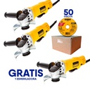 COMBO 3 Amoladora 4 1/2" DEWALT DWE4120-B3 900 Watt + 50  DW8062 / DEWALT-