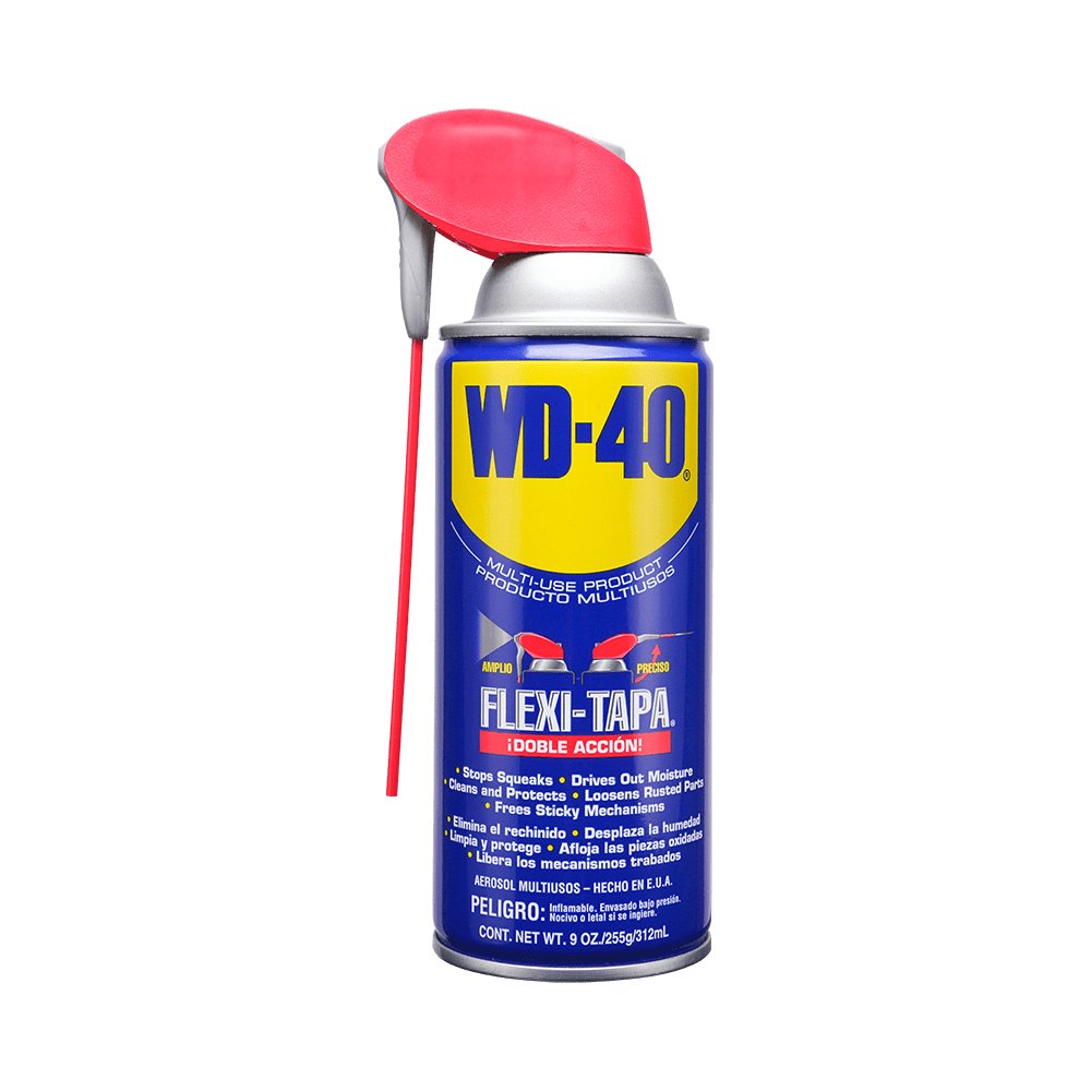 Lubricante Aceite multiusos, Aflojatodo / FLEXI-TAPA / 9 Onzas / WD-40 / BOSCH-18-D-2
