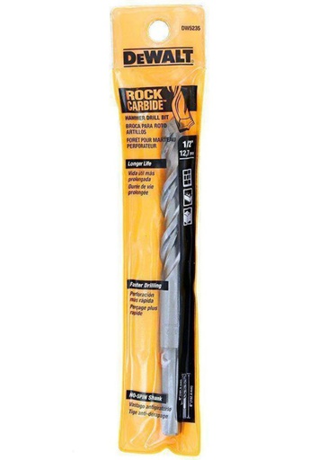 [DW5235] Broca Concreto DeWalt Rock CARBIDE 1/2" x 6" / DEWALT-TABLA-4