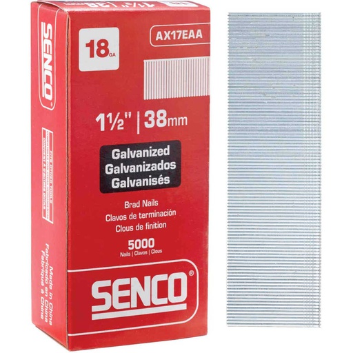[AX17] Clavillo 1 1/2" Calibre 18 Caja de 5,000 / DEWALT-7-PISO