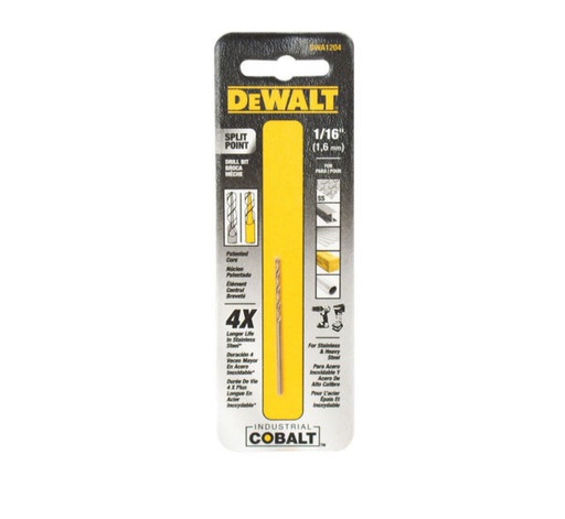 [DWA1204] Broca Metal Madera Cobalto 1/16" DeWalt / DEWALT-5-B-3-A-3