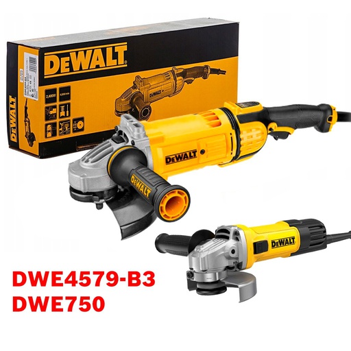[DWE4579-DWE750] Amoladora 9" DEWALT DWE4579 2,700 Watt + DWE750 / DEWALT-7-C-1/(16-C-1-C