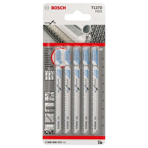 [2608668575] Sierra / 'Cuchilla para Caladora T127D 5U / BOSCH-11-D-2