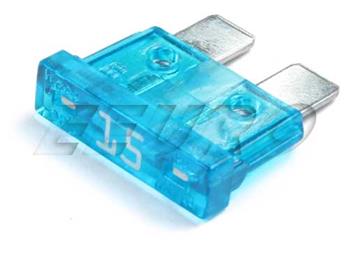 [214815] Fusible FLOSSER NORMAL Celeste / Uña / 15 Amp / BOSCH-10-D-1