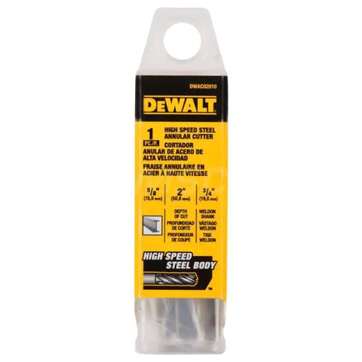 [DWAC02010] Broca Anular DEWALT 16 mm / 5/8" x 2" / DEWALT-TABLA-2