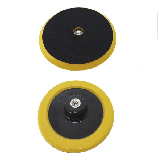 [N092491] Plato de Hule 6 1/2" DEWALT / Velcro / DWP849X-B3 Velcro / DEWALT-5-C-3-C-2