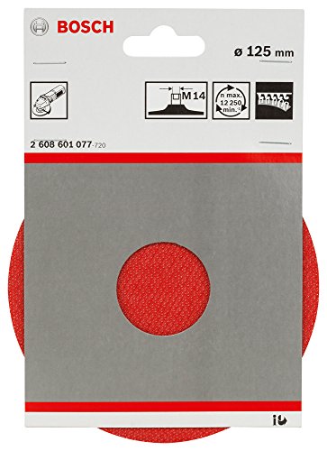 [2608601077] Plato de Hule 5&quot; BOSCH ( Con Velcro ) / BOSCH-TABLA-5