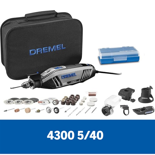 [4300] Moto Tool Dremel 4300-5 / 40 Acesorios / BOSCH-18-C-3