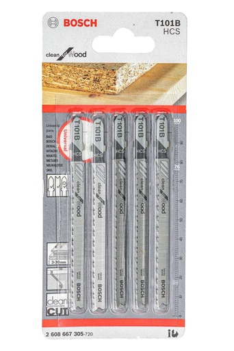 [2608667305] Sierra / 'Cuchilla para Caladora T101B 5U / BOSCH-10-D-2