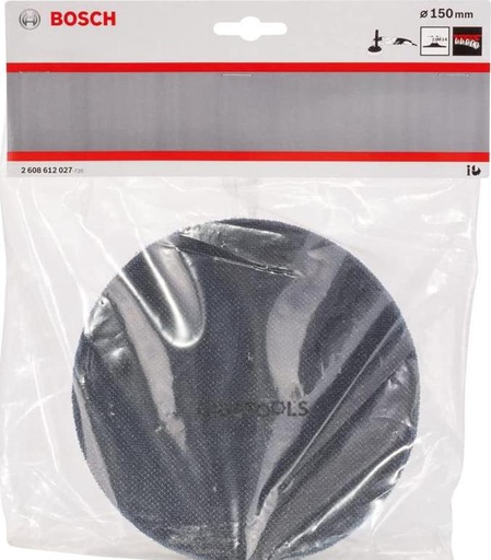 [2608612027] Plato de Hule 6" BOSCH ( Con Velcro ) / BOSCH- TABLA 7