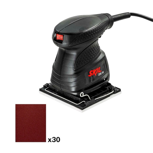 [7232-AE] Lijadora Orbital SKIL 1/4" / + 30 LIJAS / BOSCH-6-B-3