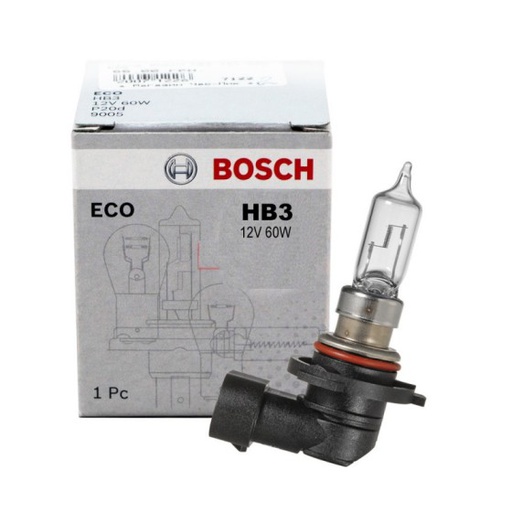 [1987302807] Bombilla BOSCH / ECO LINE / HB3 ( 9005 ) / 12V / 60 W / ECO / BOSCH-PISO-1